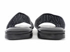 Anine Bing Hoxton Black Leather Woven Flat Sandals - 37