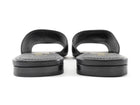 Chanel Pearl Interlocking CC Black Lambskin Flat Sandals - 37C