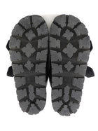 Prada Black Leather Triangle Logo Dad Sandals - 36.5