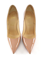 Louboutin Nude Beige Patent Leather So Kate 120mm - 38