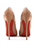 Louboutin Nude Beige Patent Leather So Kate 120mm - 38