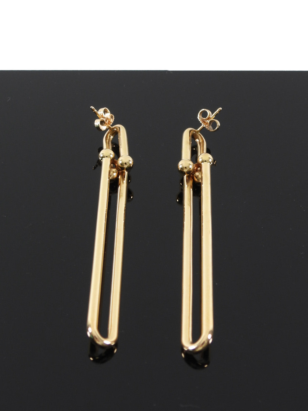 Tiffany & Co. HardWear 18k Gold Long Link Earrings
