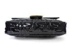 Fendi Baguette FF Zucca Embossed Black Patent Leather Two Way Shoulder Bag
