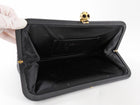 Alexander McQueen Convertible Canvas / Leather Skull Clutch