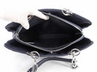 Dior Midnight Navy Cannage Quilted Soft Lambskin Large Tote Bag