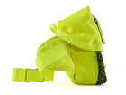 Loewe Neon Yellow and Black Anagram Technical Canvas Postman Sling Bag
