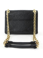 Louis Vuitton Small Vavin Black Empreinte Monogram Leather Wallet on Chain