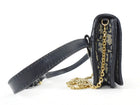 Dior 30 Montaigne Navy Blue Oblique Canvas 2 in 1  Pouch Bag