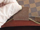Louis Vuitton Vintage 2002 Mini Trousse Pochette Brown Damier Ebene Coated Canvas Pouch on Strap