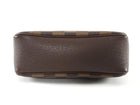 Louis Vuitton Vintage 2002 Mini Trousse Pochette Brown Damier Ebene Coated Canvas Pouch on Strap