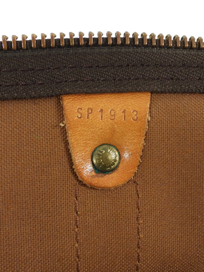 Louis Vuitton Vintage 1993 Keepall 50 Brown Monogram Coated Canvas Duffle Bag
