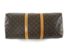 Louis Vuitton Vintage 1993 Keepall 50 Brown Monogram Coated Canvas Duffle Bag