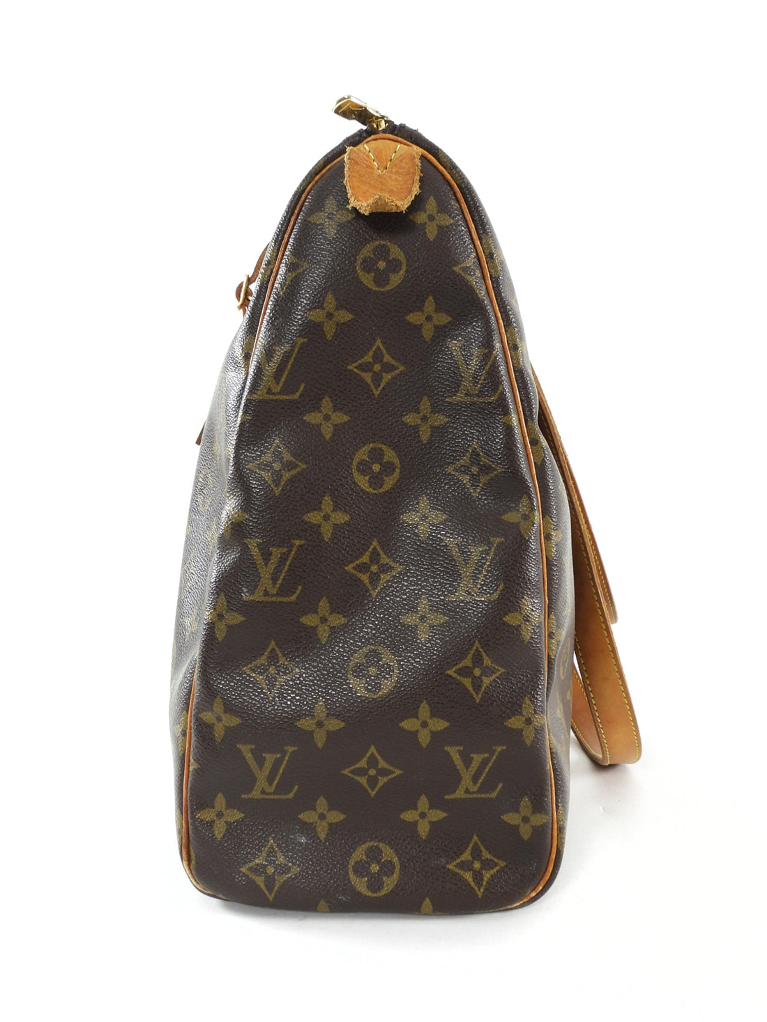 Louis Vuitton 1995 Vintage Sac Flanerie 45 Brown Monogram Coated Canvas Shoulder Tote Bag