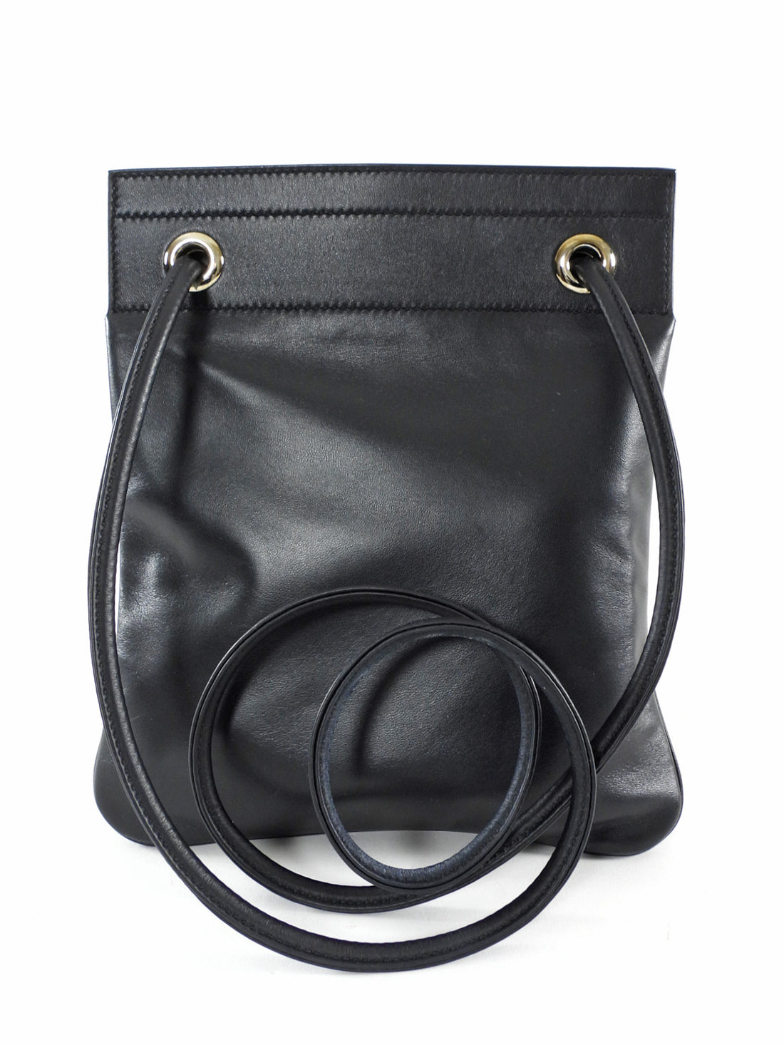 Hermes Aline TPM Black Swift Leather Mini Grooming Bag