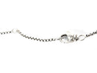 David Yurman Black Silver 14mm Black Onyx Sterling Infinity Pendant Necklace