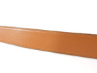 Hermes Tan Brown Vintage 1975 Leather Goldtone H Constance Belt - 30.5