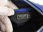 Prada Blue Leather Bandoliera Small Crossbody Bag