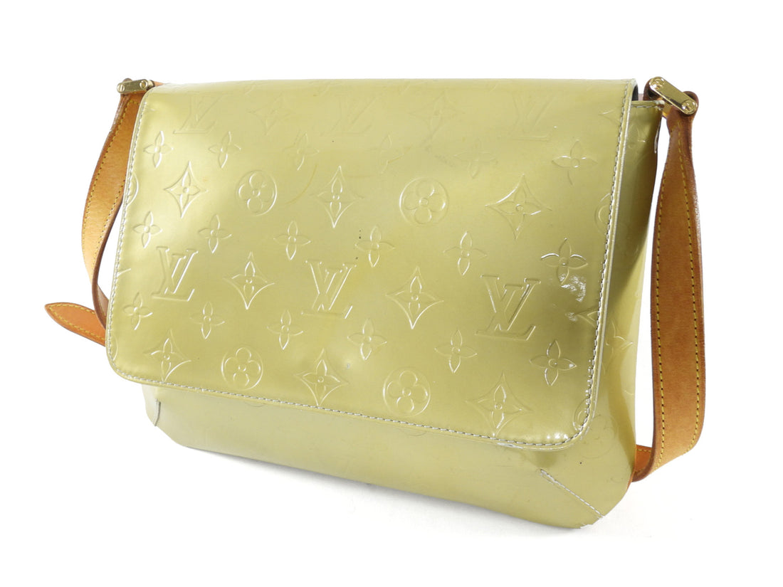 Louis Vuitton Vintage 1999 Thompson Street Yellow Monogram Vernis Shoulder Bag