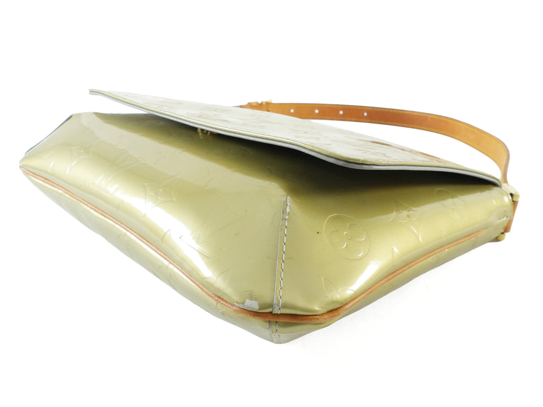 Louis Vuitton Vintage 1999 Thompson Street Yellow Monogram Vernis Shoulder Bag