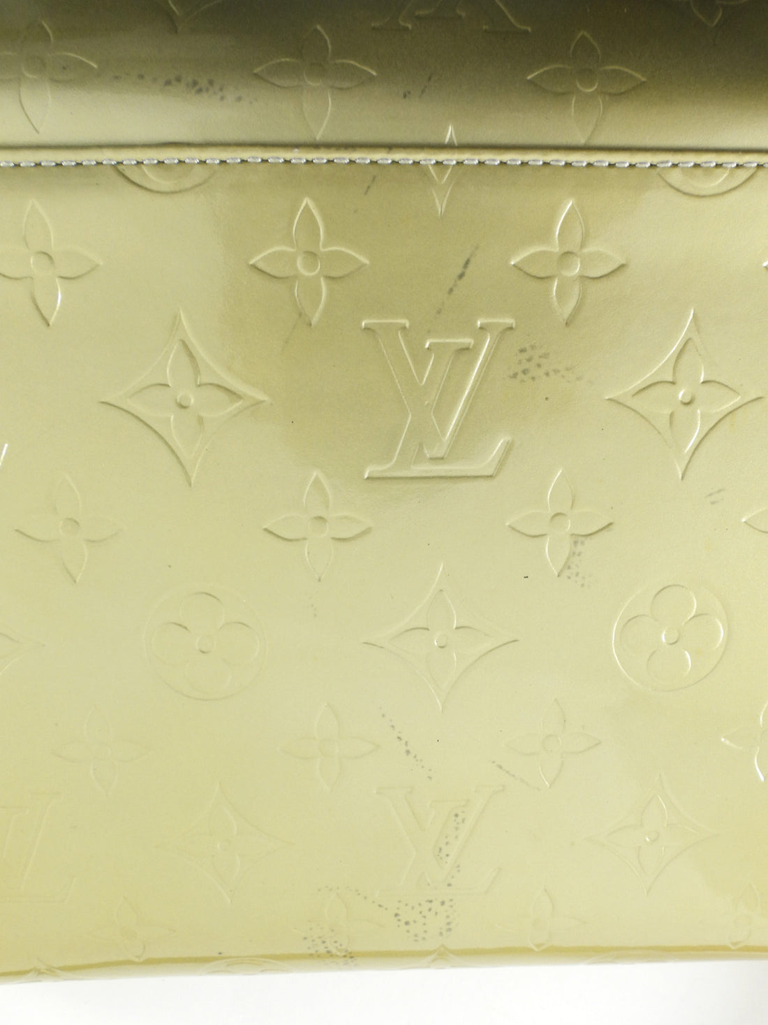 Louis Vuitton Vintage 1999 Thompson Street Yellow Monogram Vernis Shoulder Bag
