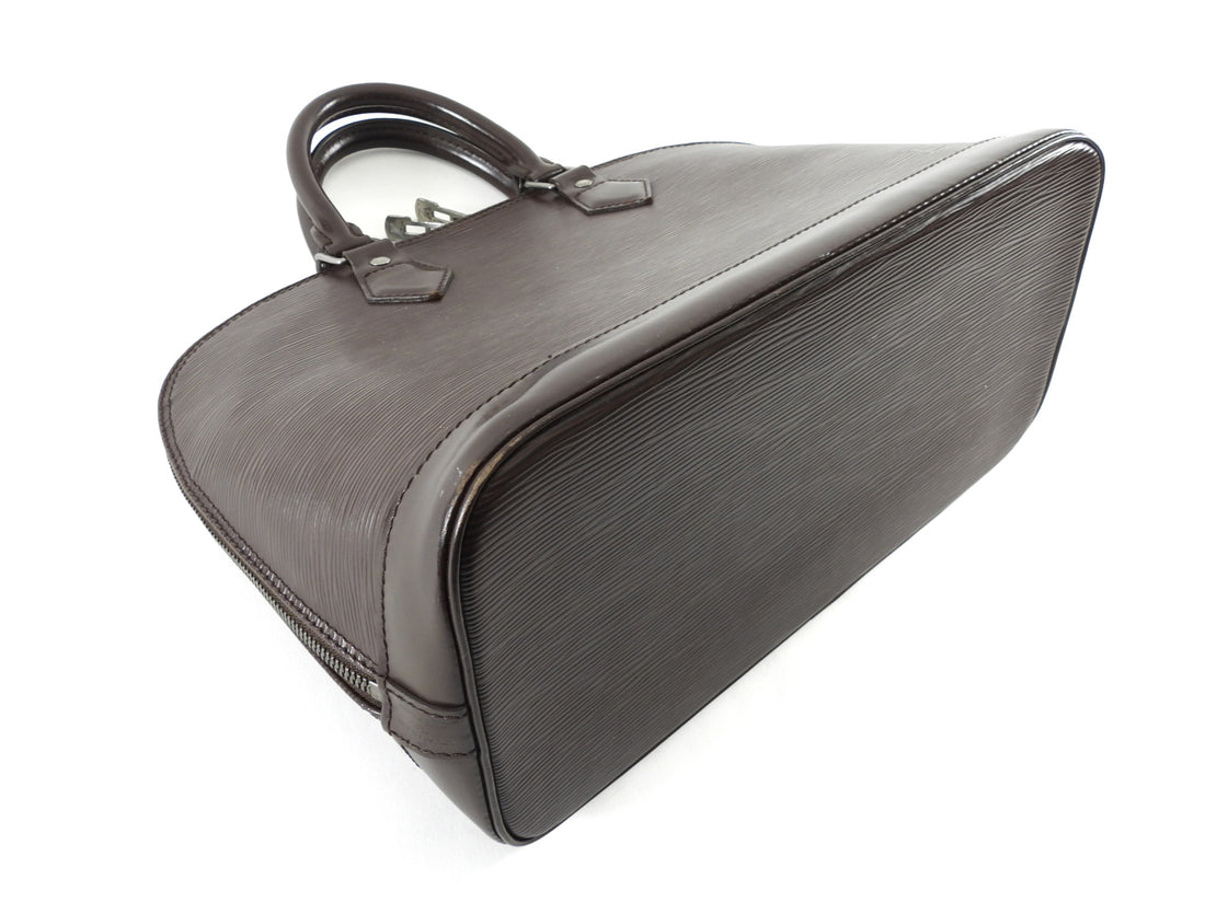 Louis Vuitton Vintage 2002 Brown Epi Leather Alma PM Bag
