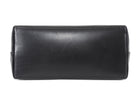 Gucci Black Vintage Smooth Leather Bamboo Handle Medium Tote Bag
