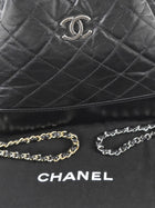 Chanel Black Small Quilted Leather Gabrielle Chain Small Backpack Bag