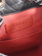 Chanel Black Small Quilted Leather Gabrielle Chain Small Backpack Bag