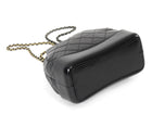 Chanel Black Small Quilted Leather Gabrielle Chain Small Backpack Bag