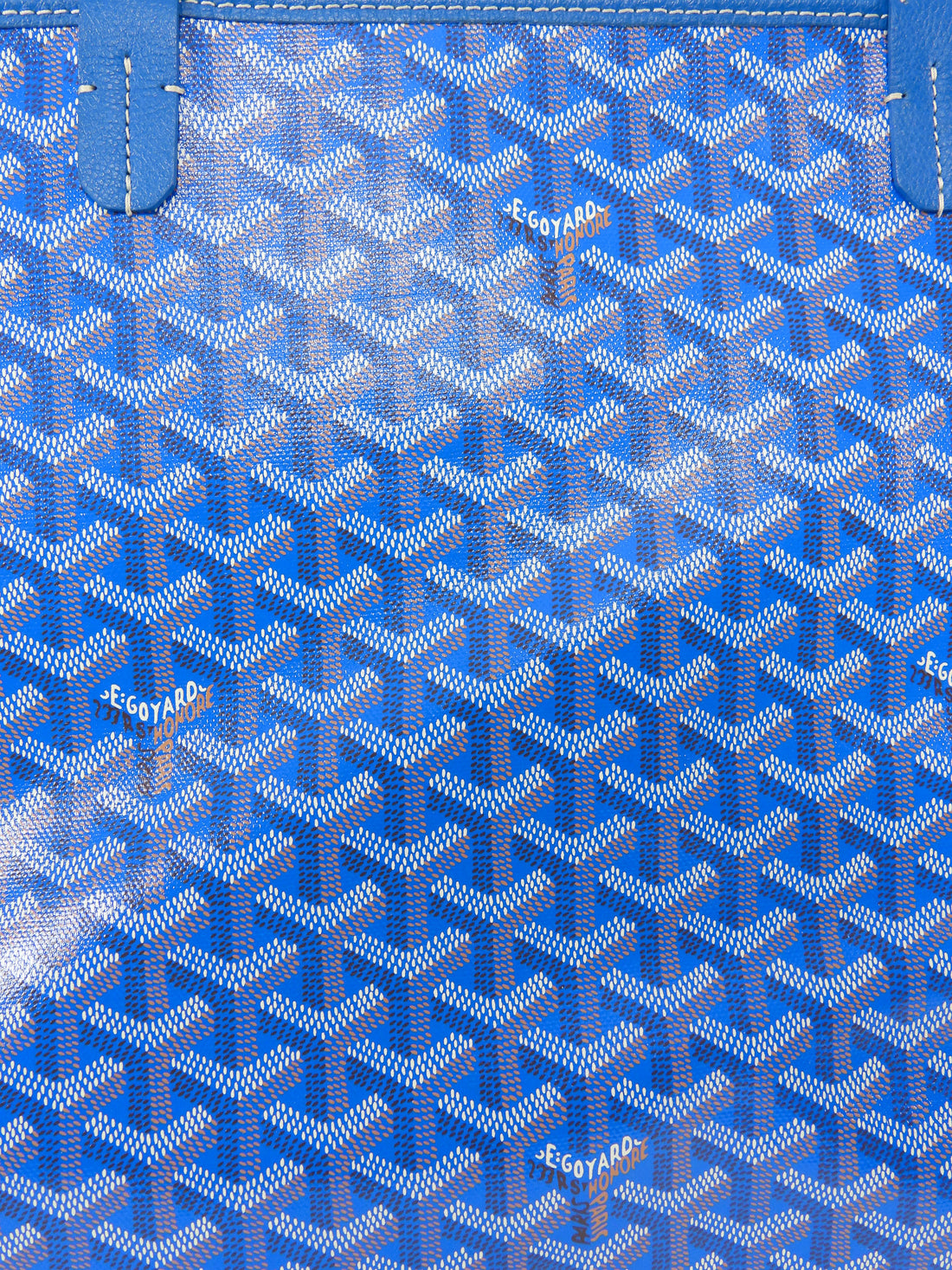 Goyard Blue Goyardine Coated Canvas Artois MM Tote Bag