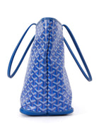 Goyard Blue Goyardine Coated Canvas Artois MM Tote Bag