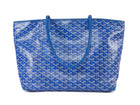 Goyard Blue Goyardine Coated Canvas Artois MM Tote Bag