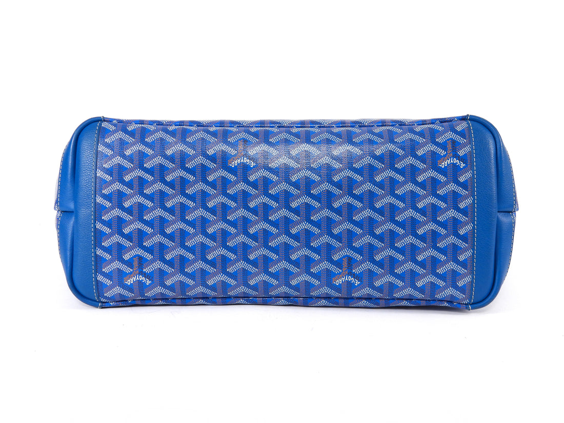 Goyard Blue Goyardine Coated Canvas Artois MM Tote Bag