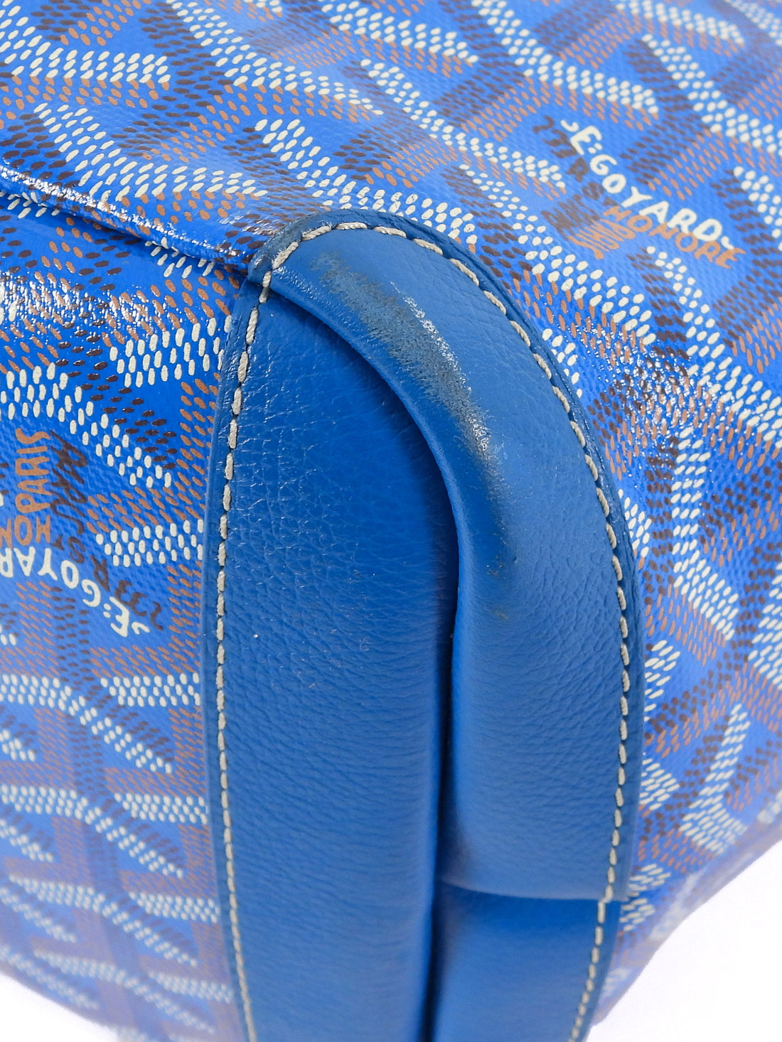 Goyard Blue Goyardine Coated Canvas Artois MM Tote Bag