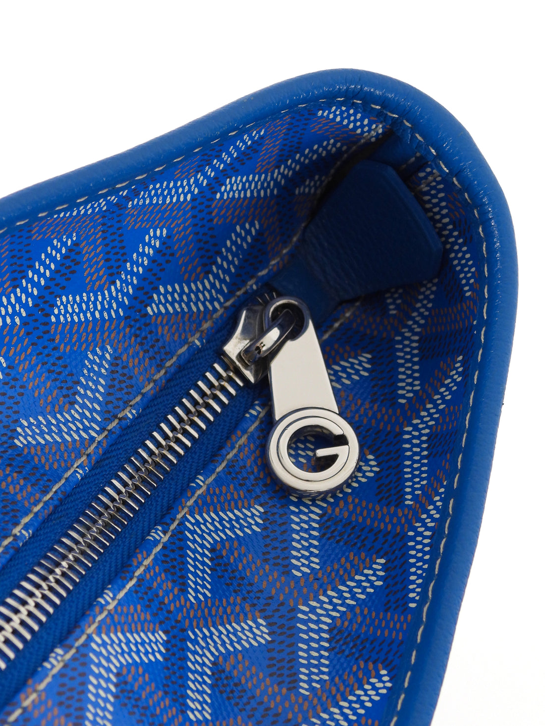 Goyard Blue Goyardine Coated Canvas Artois MM Tote Bag