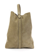 Toteme Taupe beige Belted Suede Large Tote Bag