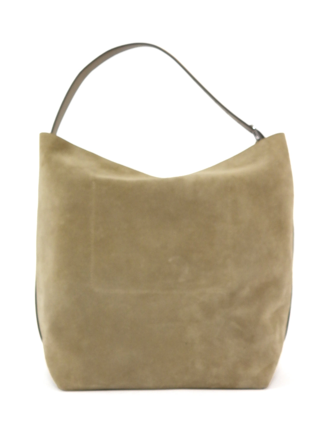 Toteme Taupe beige Belted Suede Large Tote Bag