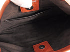 YSL Rive Gauche Burnt Orange Vintage SS2004 St Tropez Small Ruffle Leather Bag