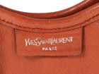 YSL Rive Gauche Burnt Orange Vintage SS2004 St Tropez Small Ruffle Leather Bag