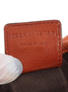 YSL Rive Gauche Burnt Orange Vintage SS2004 St Tropez Small Ruffle Leather Bag