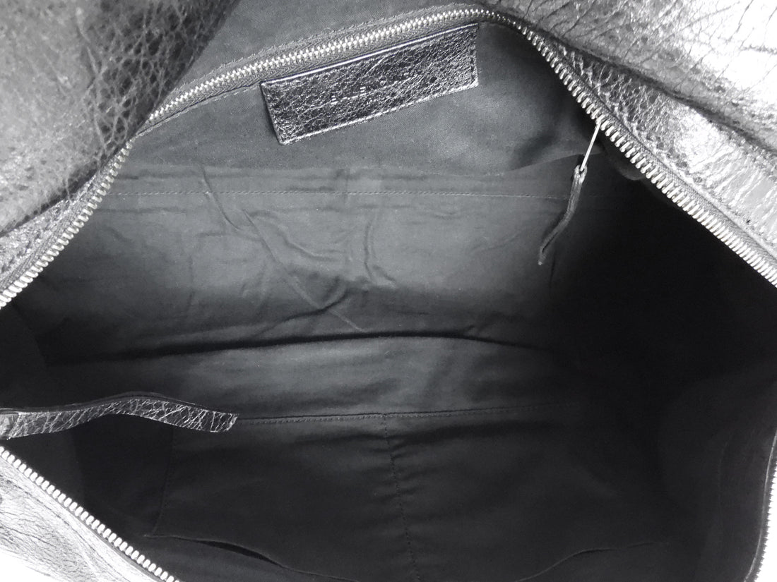 Balenciaga SS2014 Arena Lambskin Leather Large Squash Large Duffle Bag