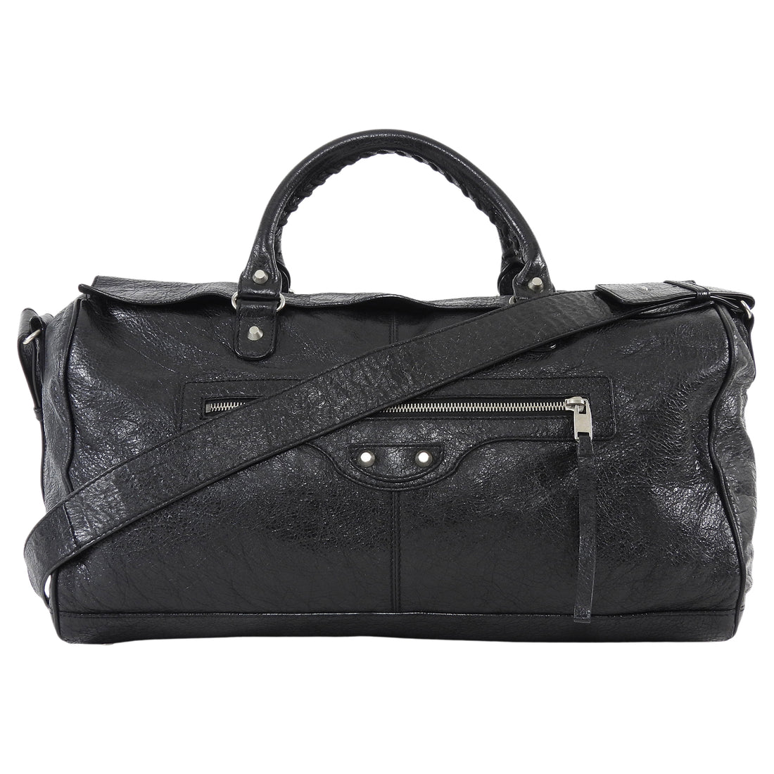 Balenciaga SS2014 Arena Lambskin Leather Large Squash Large Duffle Bag