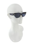 Dior Blue DiorClub M3U Oblique Lens Cat Eye Sunglasses