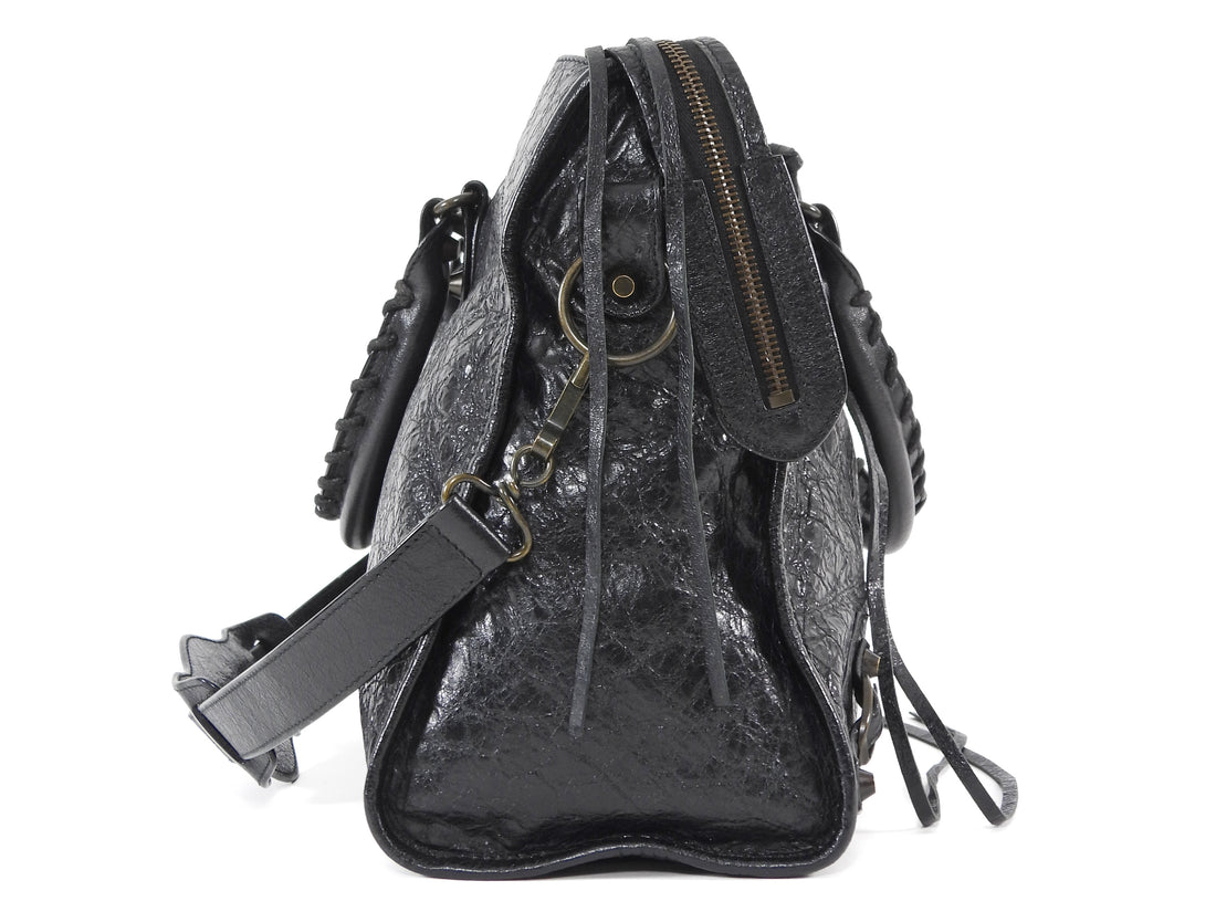 Balenciaga AW2012 Lambskin Arena Classic City Medium Moto Bag