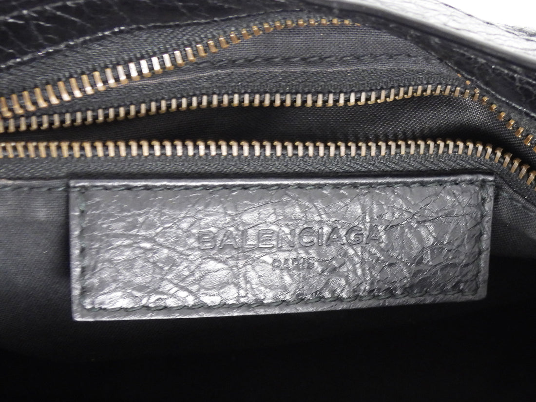 Balenciaga Arena Lambskin Classic City Small Moto Bag
