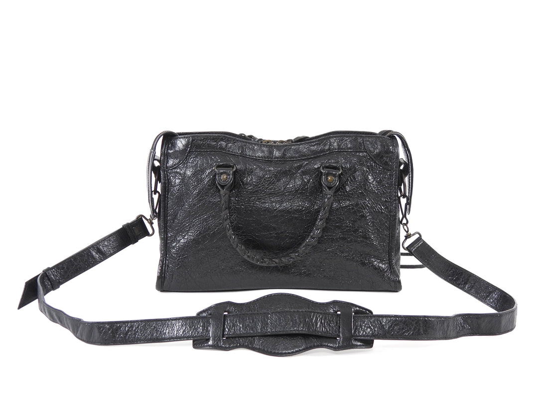 Balenciaga Arena Lambskin Classic City Small Moto Bag