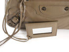 Balenciaga Taupe Brown Vintage Lambskin City First Bag