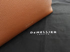 Demellier Tan Brown Leather Vertical Vancouver Tote Bag