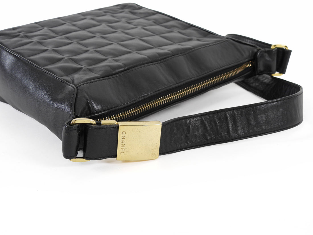 Chanel Vintage 2000 Y2K Choco Bar CC Shoulder Bag