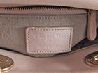 Christian Dior Mini Lady Dior Cannage Quilted Blush Pink Pearly Leather Two Way Bag GHW